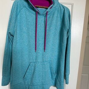 Neon Blue Women's Hoodie Sweater